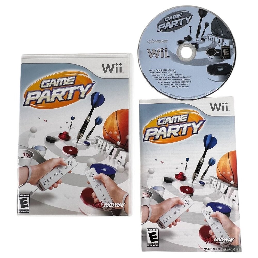 Nintendo Wii Game Party Video Game Complete With Case & Manual Tested‎ Working